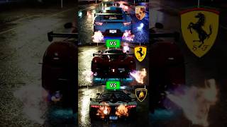 Aventador vs 911 GT vs FXX-K Evo 😱 QUEM VENCEU? #nfsheat #supercars #lamborghini #ferrari #porshe