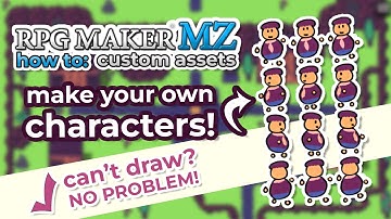 Make your own characters in RPG Maker easy! [Custom Assets in RPG Maker Tutorial]