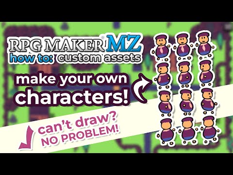 Make your own characters in RPG Maker easy! [Custom Assets in RPG Maker Tutorial]