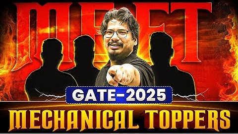 GATE-2025 ME Toppers 🔥🔥 | Studied Complete Thermal & Fluid from NEGI sir | #NEGI10 #GATE2025Ranker