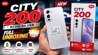 Itel City 200 Echo Silver | 4 4GB RAM, 128GB ROM Full Unboxing