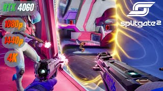 Splitgate 2 RTX 4060 & i5 12400F 1080p/1440p/4K (Alpha)