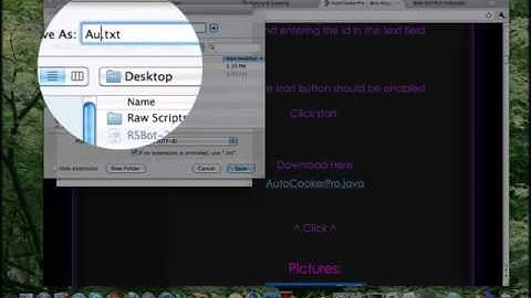 How to properly transfer scripts into RSBot (Mac) [HD]
