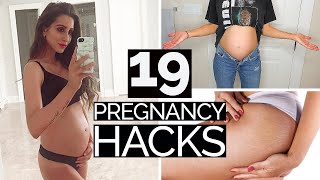 19 Hacks Every Pregnant Woman Needs to Know | Stretch Marks, Vaginal Tearing, Diastasis Recti