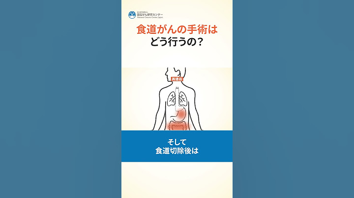 食道がんの手術は何をするの？ #Shorts