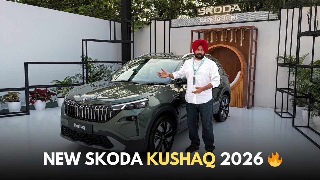 @skodaindia  Launched | New KUSHAQ 2026 | FACELIFT ALL Details | DAYAKARAN VLOGS, INDIA 