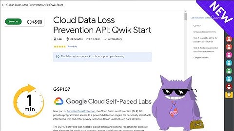 Cloud Data Loss Prevention API: Qwik Start | #2025 | #GSP107 |#qwiklabs |Solution