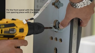 NEW A7X Face ID Automatic  Push-pull Smart Door Lock Installation Video