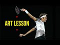 The Day Roger Federer Turned a Tennis Match Into An ART Lesson (Full Stadium went CRAZY)