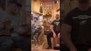 Guitar center impromptu jam - The General by Dispatch cover