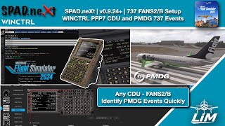 MSFS 2024 | SPAD.neXt 0.9.24+ | PMDG 737 FANS2/B CDU PAP7 screenshot 5