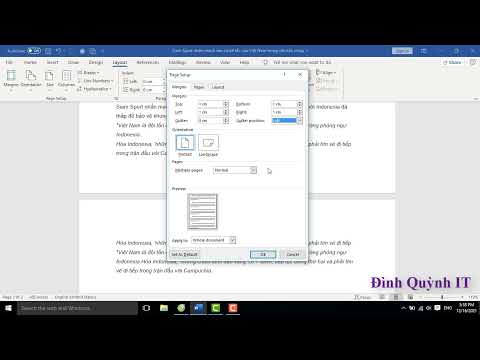 #1 Cách gộp 2 trang Word thành một – Đình Quỳnh IT. Mới Nhất
