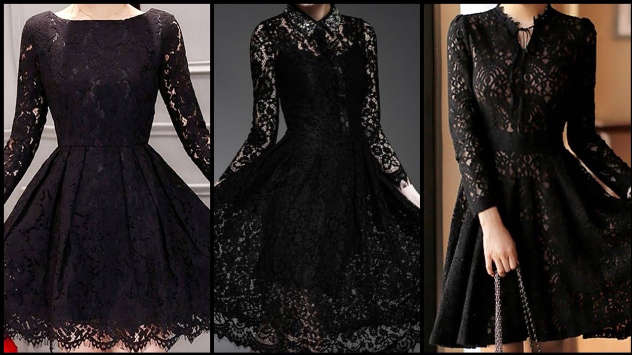 Outstanding Luxurious Black Lace Skater outfit ideas 2022 - Stunning lace dresses Outstanding Luxurious Black Lace Skater outfit ideas 2022 - Stunning lace dresses