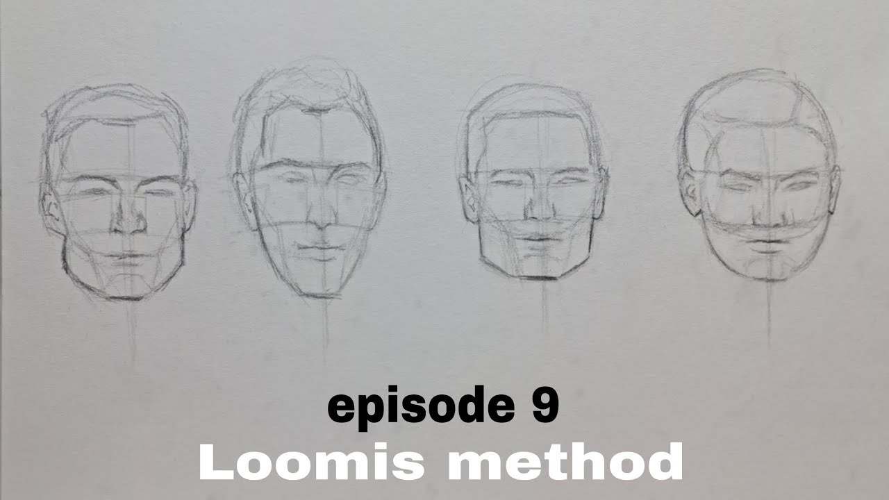 Эпизод 9 – Как создать разные типы лица | Метод Лумиса при создании формы головы
