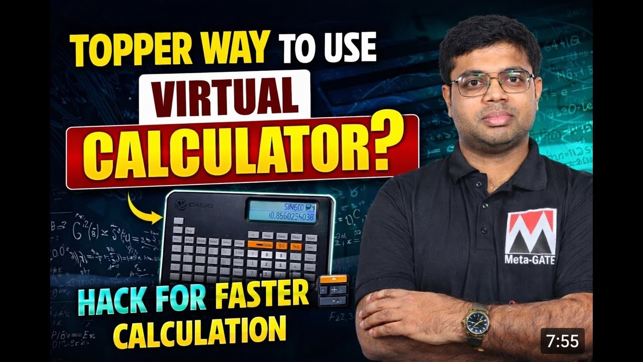 Gate Virtual Visual How to use GATE virtual calculator ? | Tips & Tricks for Effective ...