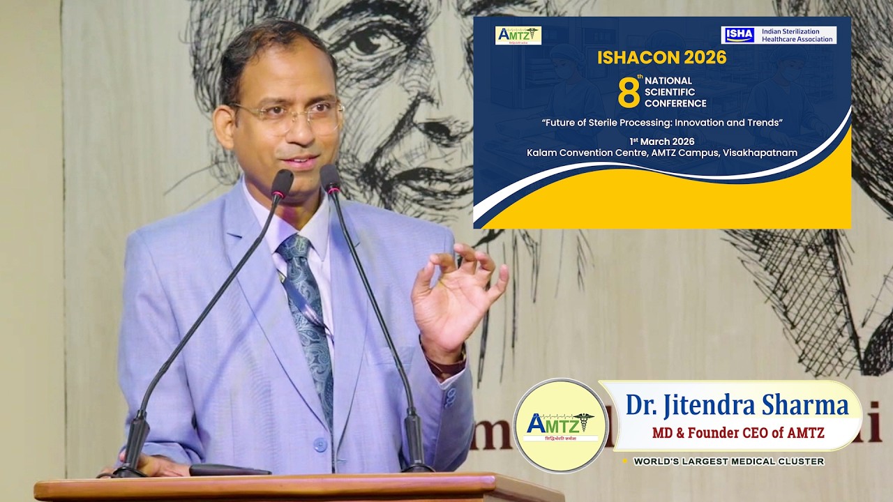 Dr. Jitendra Sharma at ISHACON 2026 | National Recognition for CSSD & Sterilization Professionals