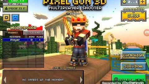 Old version of pixel gun 3d