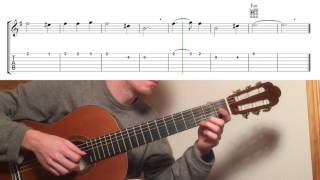 Hoist the Colours - Guitar tutorial - Classical Fingerstyle