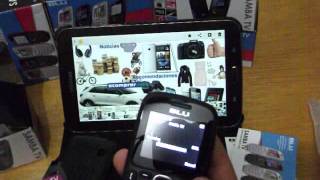 BLU Samba TV Q170T sacando de la caja Unboxing acomprar.info