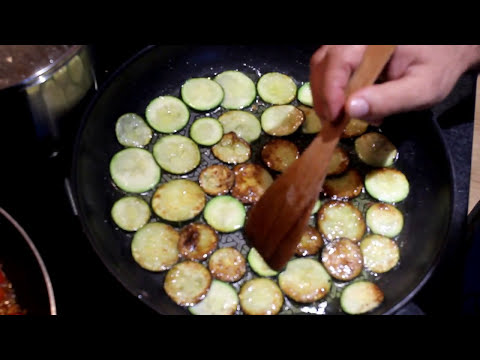 Pasta with Ricotta and Courgette (zucchine).