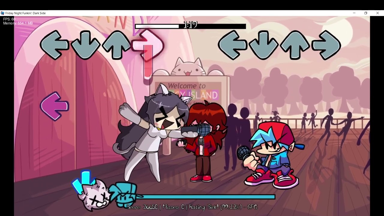 FNF Dark Side Chapter One Demo: Fancy Island