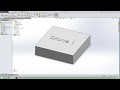 How to add Text to a surface in SolidWorks 2015