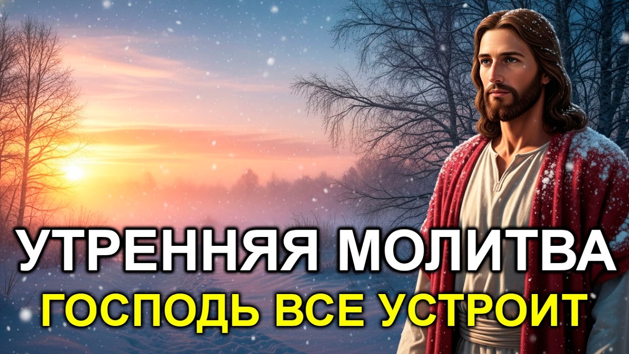 УТРЕННЯЯ МОЛИТВА Не волнуйся о будущем! Бог уже приготовил твой путь