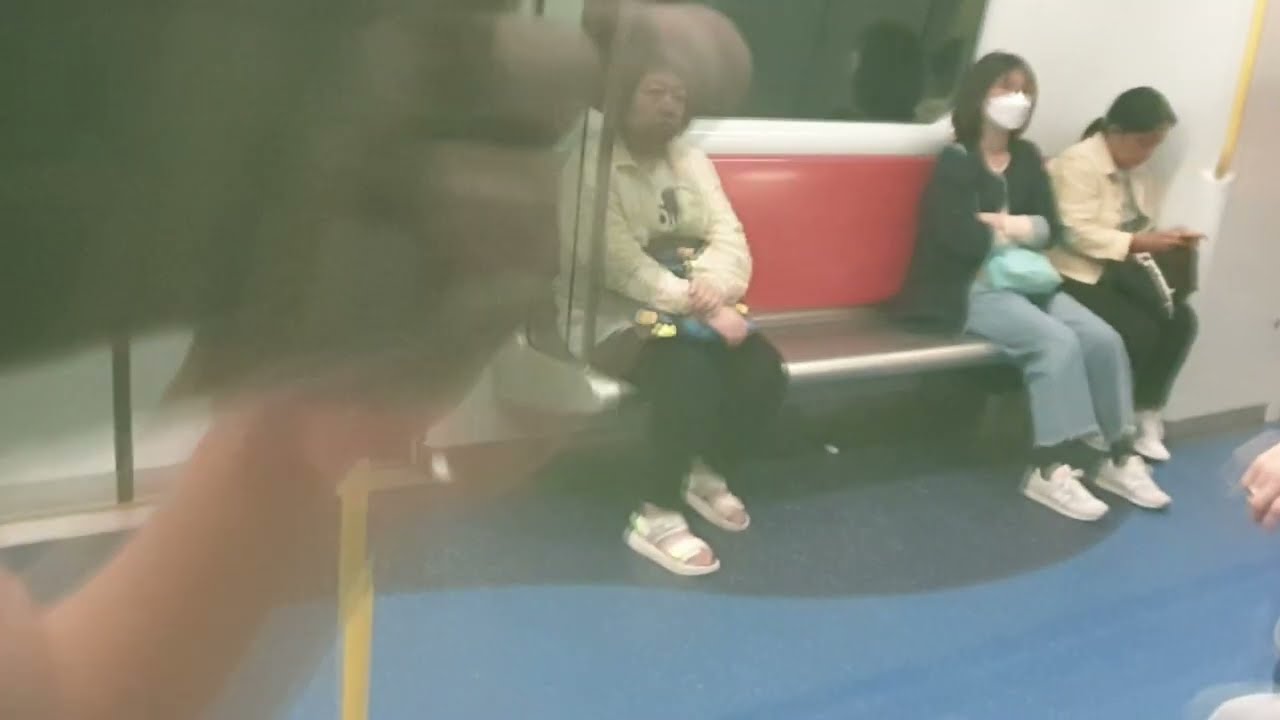 (回到貼紙圖年代) MTR TML SP1950 1151 D378/D377,Ex D508/D507 (C378) CKT出站中 → HUH