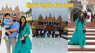 Hindu Temple Abu Dhabi🛕 || First Hindu temple in Abu Dhabi || BAPS Hindu Temple @abudhabimandir