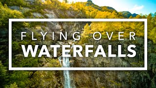 Peaceful Piano Relaxation Music with Drone Aerial Waterfalls - 4K UHD screenshot 5