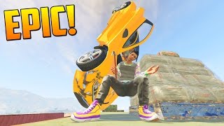 MINIJUEGO! CORRE O TE ATROPELLO!! NO ME LO CREO!! - GTA V ONLINE