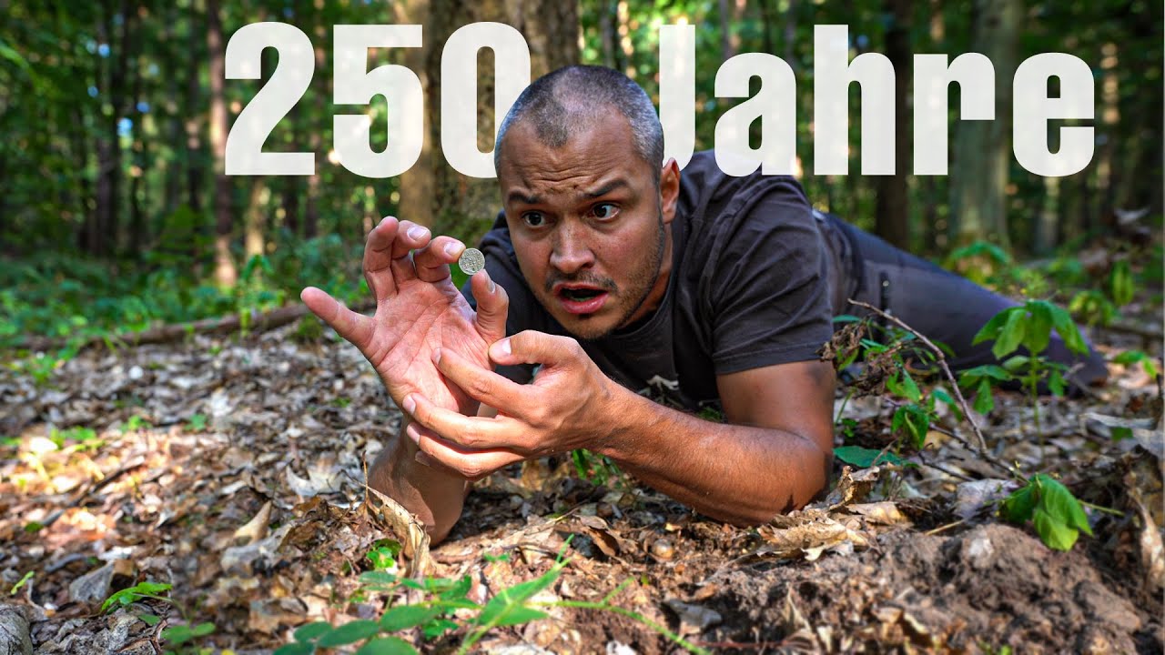 250 Jahre alte SILBERMÜNZE mit Metalldetektor im Wald gefunden!