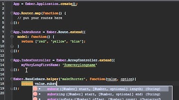 Mastering Ember Js - 14  Creating and using an ember js helper