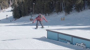 Snowboard Tricks: 50-50 Backside 180 Out with Isabella Gomez