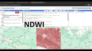 GEE Calculate NDWI using Sentinel 2 images || Very simple ways to learn GEE and remote sensing
