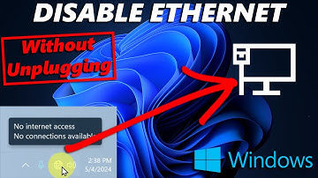Windows 7, 10 & 11: How To Disable Ethernet Without Unplugging Ethernet Cable