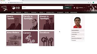 Instructions on how to access alumni portal and make a donation screenshot 2