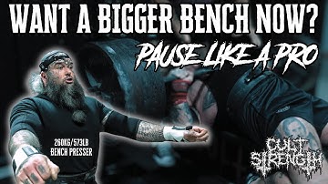 WANT A BIGGER BENCH PRESS NOW? PAUSE LIKE A PRO | Competition Bench Press Tutorial
