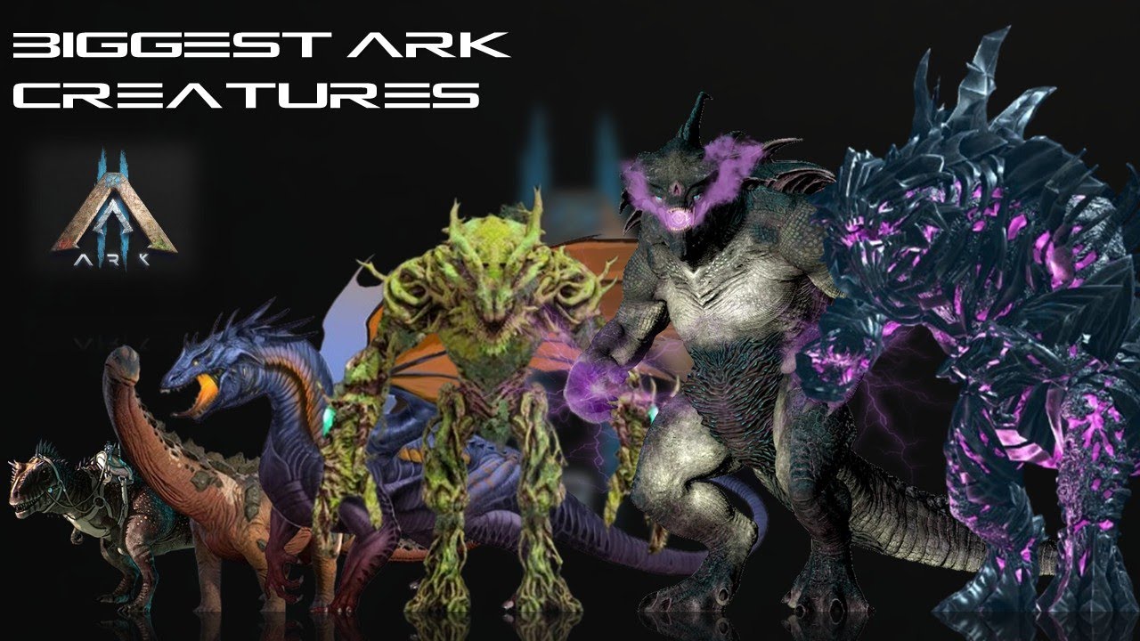 15 Biggest Creatures From Ark Survival Games