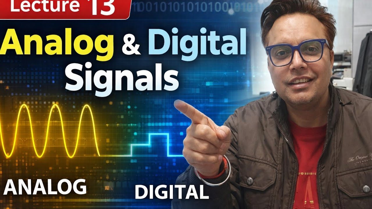 Lecture-13| Communication System| What is Signal?Analog and Digital signals|