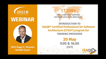 Introduction to the iSAQB® CPSA® certification program for Training Providers