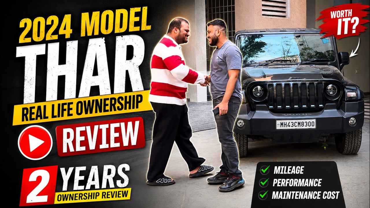 2024 Mahindra Thar 4x2 Long Term Review | 2 Year Ownership | Pros, Cons & Real Mileage | TCC | हिंदी