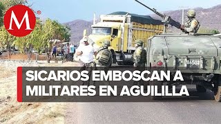 Emboscan a elementos del Ejército en Michoacán; hay dos muertos y un herido