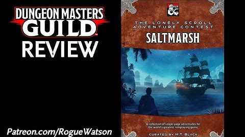 DMs Guild Review - The Lonely Scroll Adventure Contest: Saltmarsh