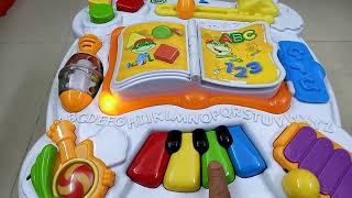 Bàn nhạc đồ chơi vui học Leapfrog Learn & Groove Musical Table 2 ngôn ngữ ANH & PHÁP