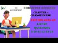 Change in Profit Sharing Ratio - Chapter 4 - TS Grewal Solutions - Questions 9-To -14 Niitesh Verma