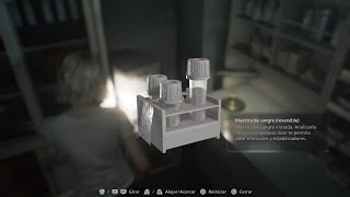 Resident Evil Requiem - Ubicación de la muestra de sangre reversible