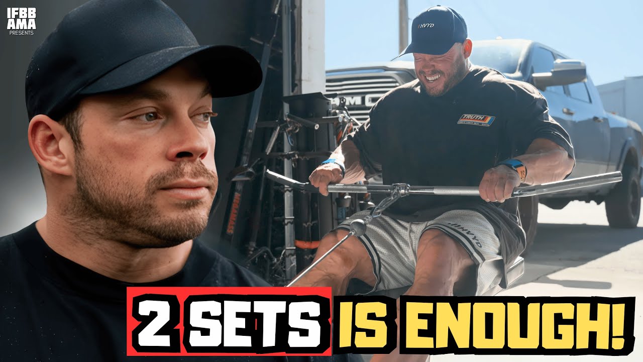 Justin Shier Explains How 2 Sets is Enough + Full Back Workout!