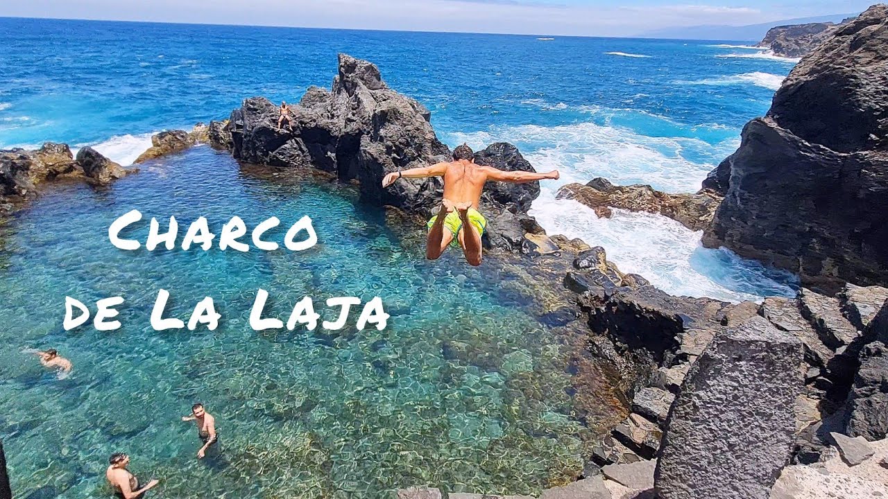 🌍 Tenerife relaxation. Charco De La Laja Puesta De Sol. 4K