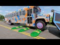 Cars, Bus, Pickups and trucks vs Speed Bumps part 15 #15 #longvideo  #beamng #beamngdrive #trucksvs